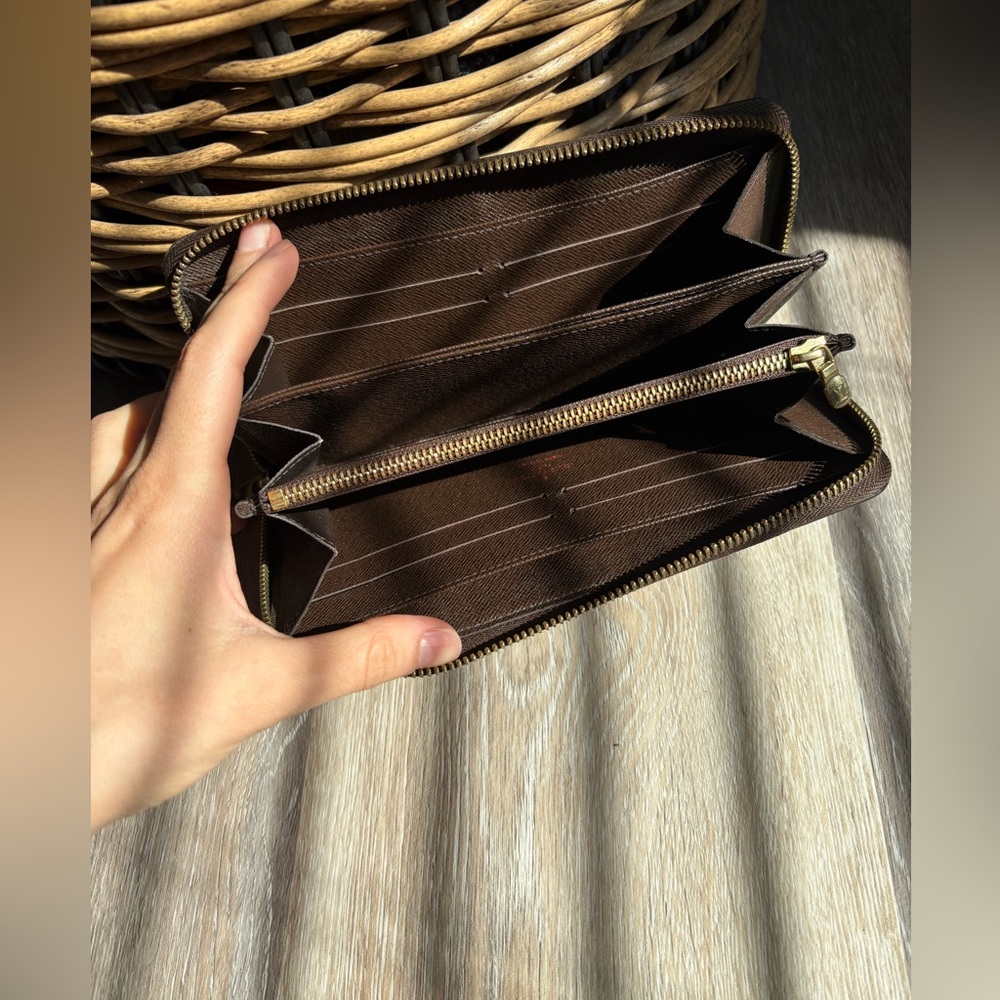 LV Paris Checkered Brown Wallet New Condition - Picture 3 of 4
